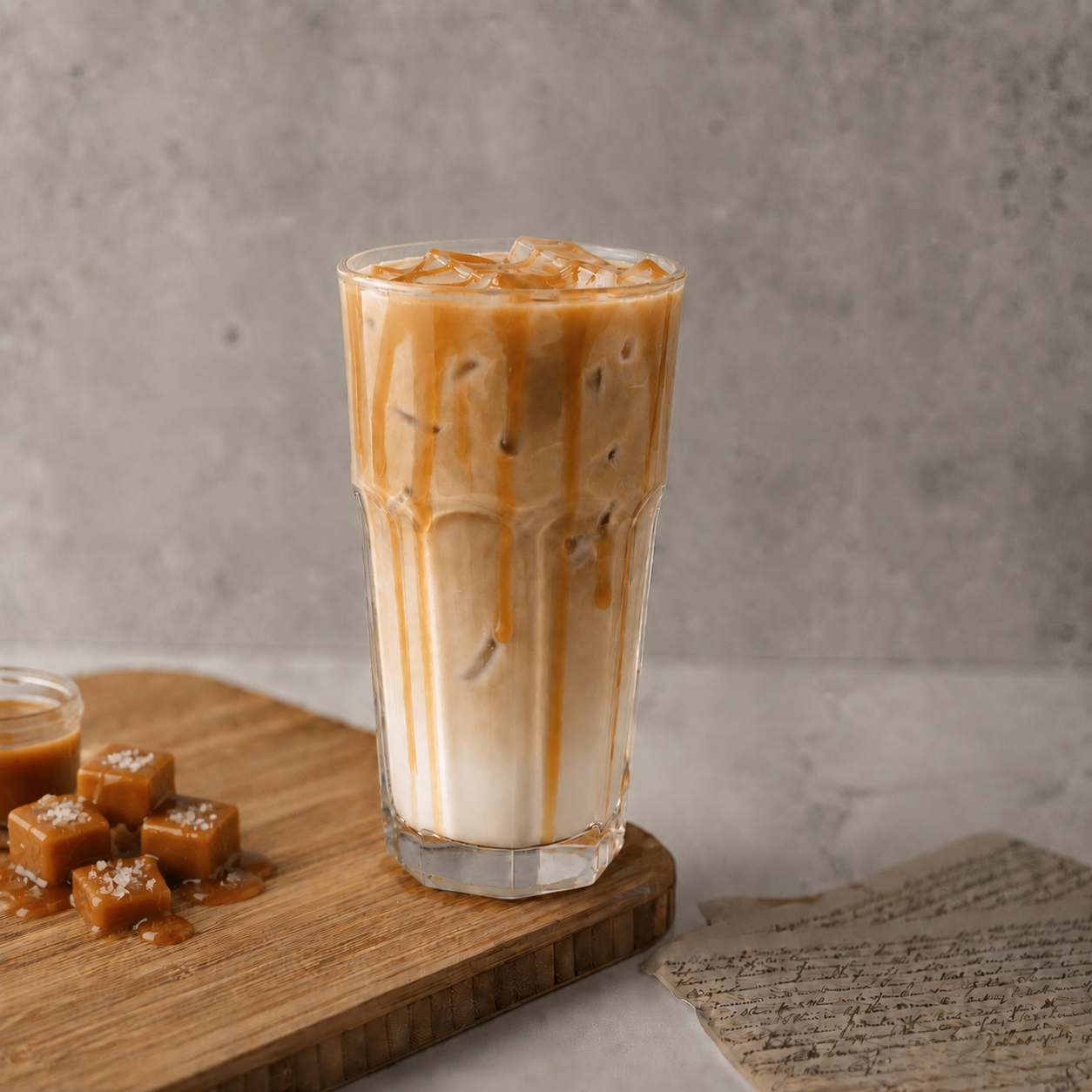 Iced Salted Caramel Latte