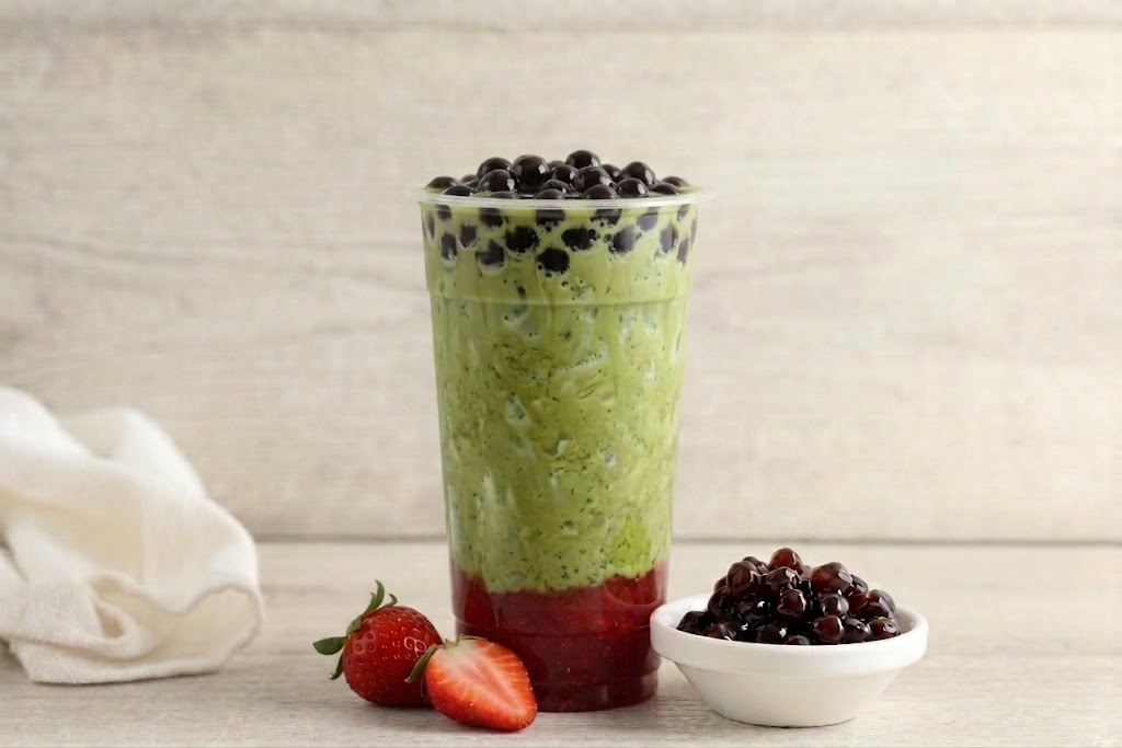 Çilekli Matcha Bubble