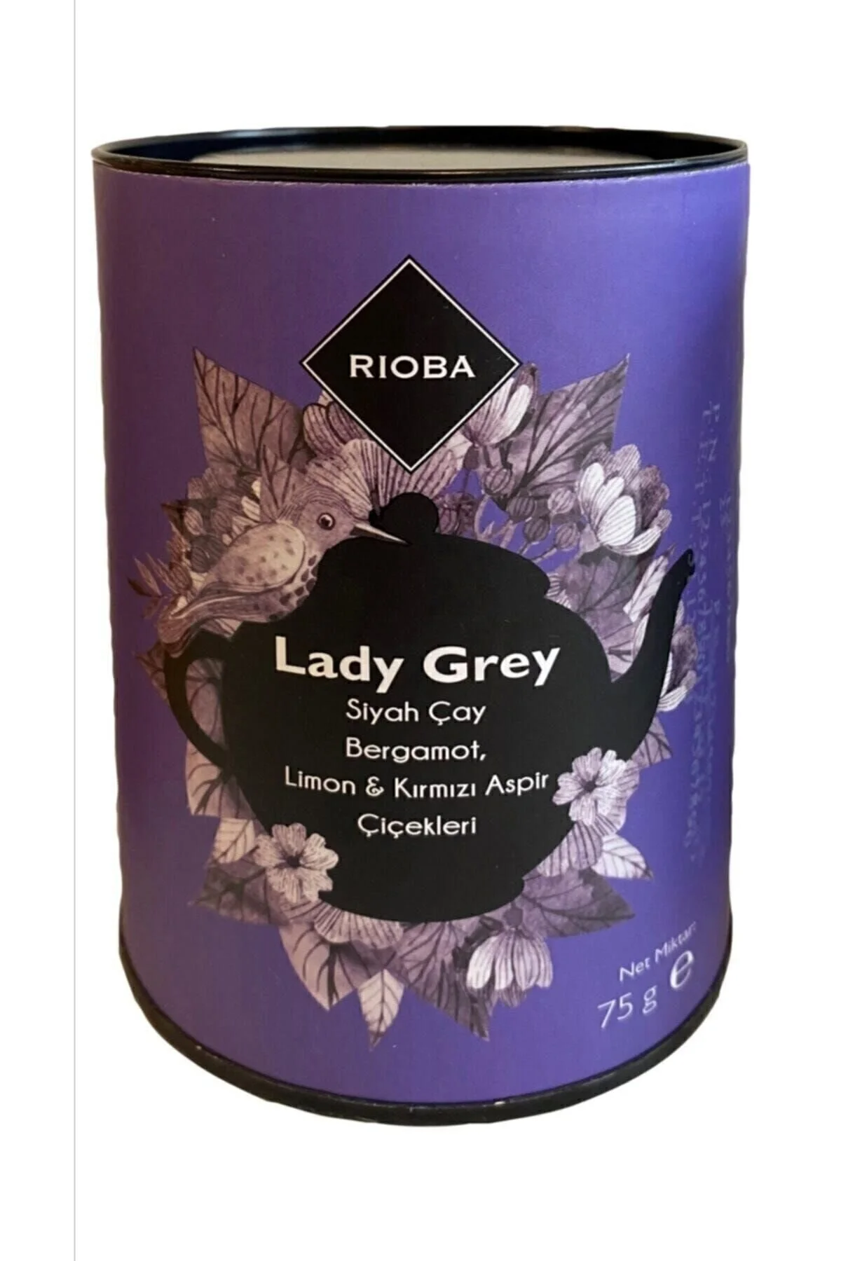 Rioba Lady Grey Siyah Çay