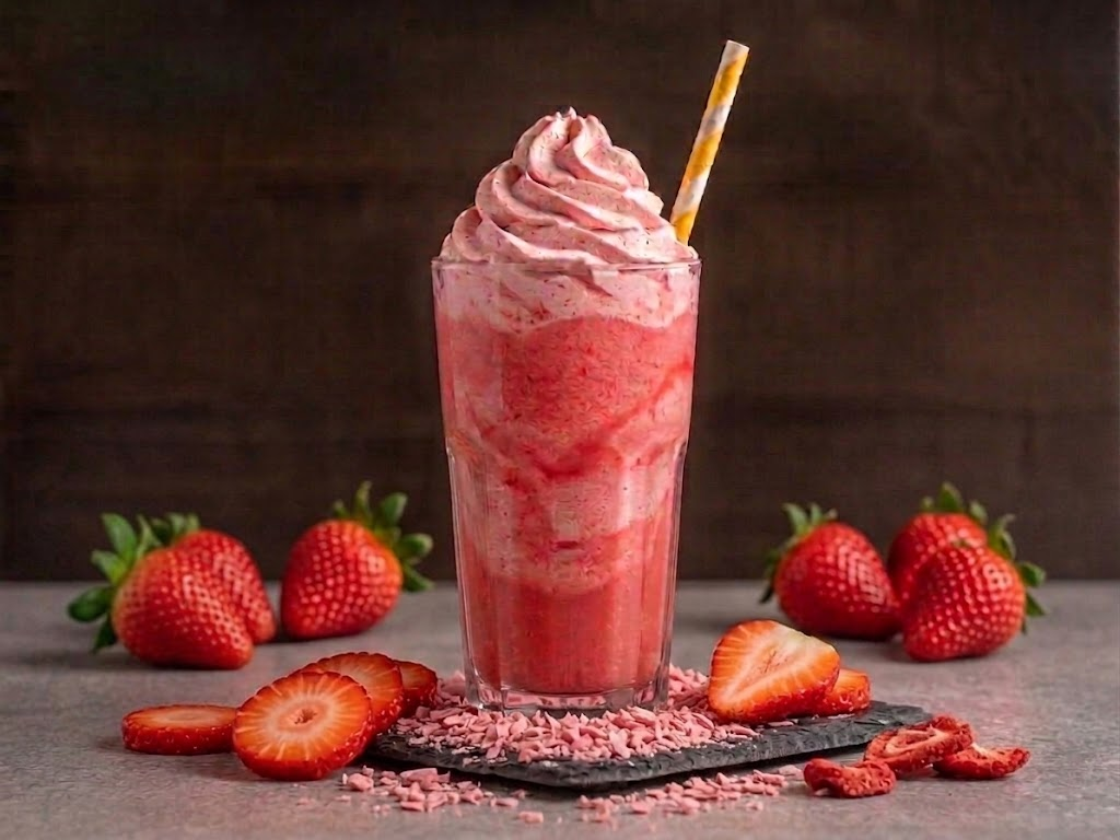 Çilekli Milkshake