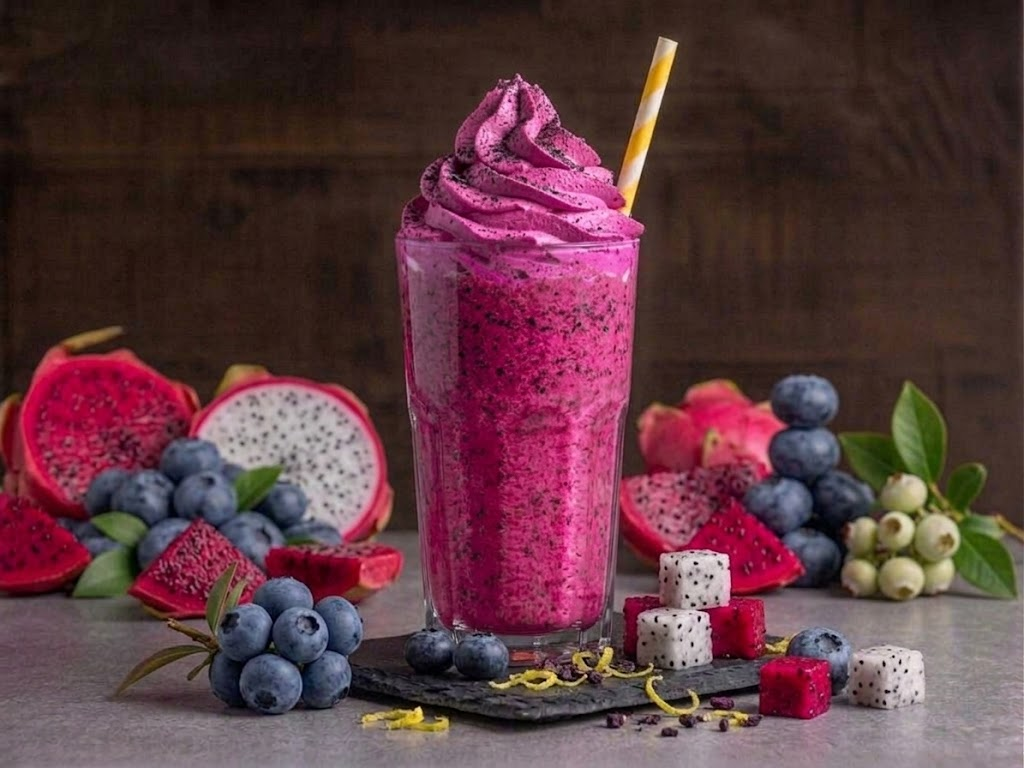 Ejder Meyveli Milkshake