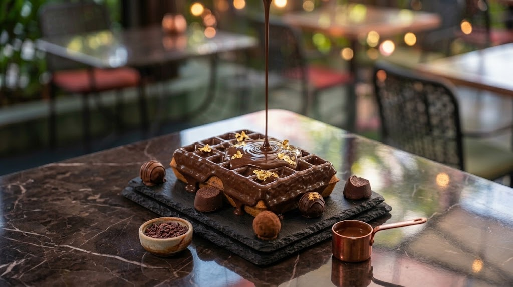 Soslu Waffle